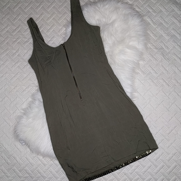 {French Connection} Dress with Gold Sequins - Picture 3 of 4